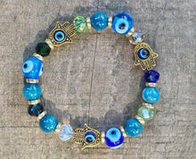 Load image into Gallery viewer, Voice of Waters Evil Eye Bracelets