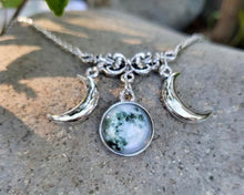 Load image into Gallery viewer, Triple Moon Necklace
