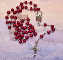 Load image into Gallery viewer, Lady of Guadalupe Rose Rosary