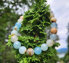 Load image into Gallery viewer, Lemurian Blue Calcite Bracelets