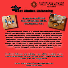Load image into Gallery viewer, Root Chakra Balancing