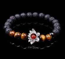 Load image into Gallery viewer, Lava Lotus Bracelet
