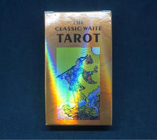 Load image into Gallery viewer, Holographic Rider Waite Tarot Deck