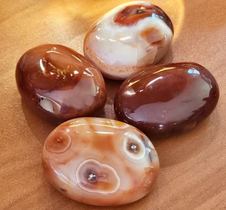 Carnelian Palm Stone