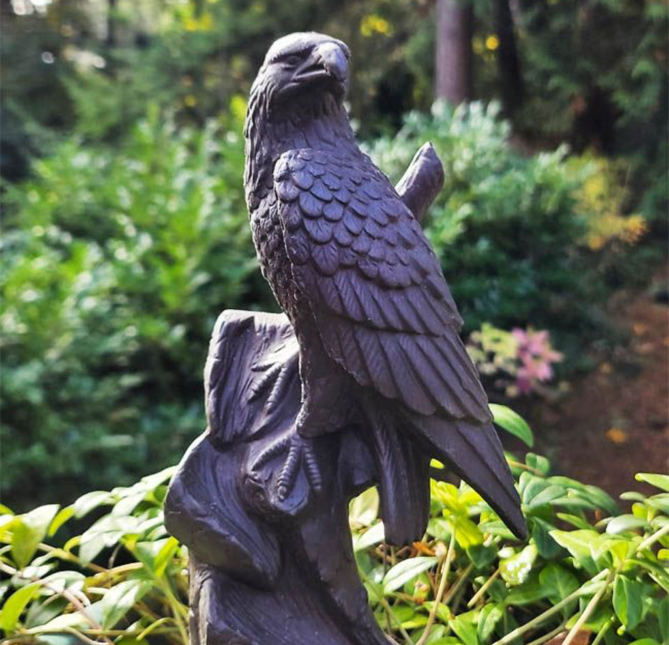 Porcelain Eagle Statue