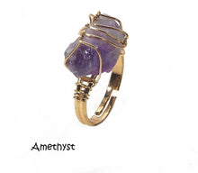 Load image into Gallery viewer, Adjustable Gemstone Rings
