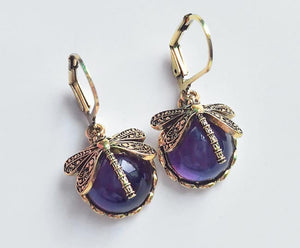 Vintage Dragonfly Earrings