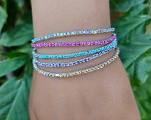 Thin Rhinestone Bracelets