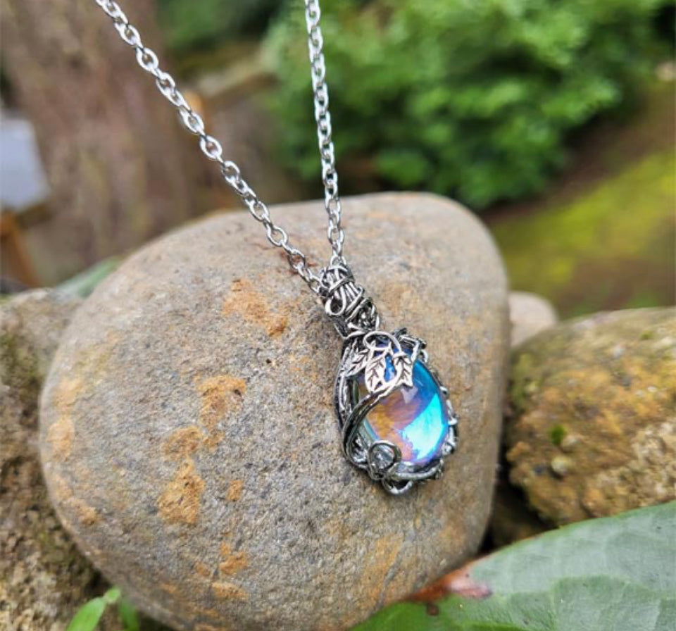 Rainbow Opalite Pendant