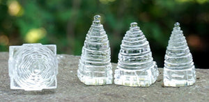 Sri Yantra in Clear Quartz