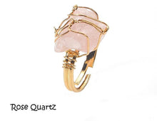 Load image into Gallery viewer, Adjustable Gemstone Rings
