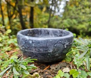 Black Marble Bowl