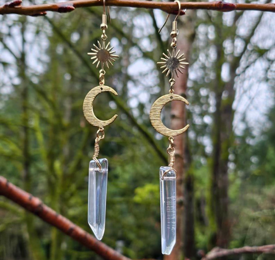 Celestial Quartz Earrings