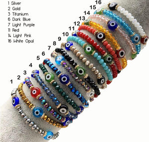 Beaded Evil Eye Bracelet