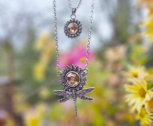 Marigold Dragonfly Pendant