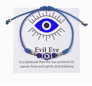 Adjustable Evil Eye Bracelets