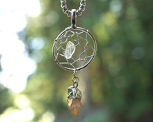 Load image into Gallery viewer, Dreamcatcher Crystal Pendant Necklaces
