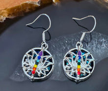 Load image into Gallery viewer, Lotus Chakra Earrings
