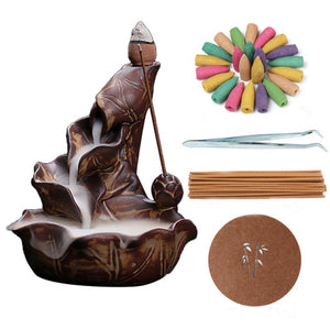 Lotus Back Flow Incense Burner