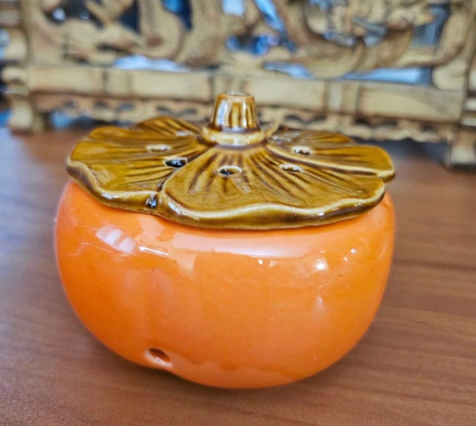 Pumpkin Incense Burner Box