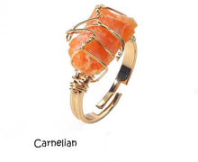 Load image into Gallery viewer, Adjustable Gemstone Rings
