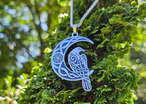 Celtic Raven Pendant