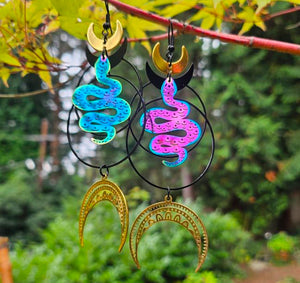 Moon Serpent Earrings