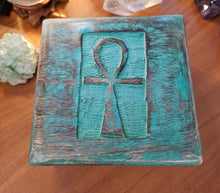 Load image into Gallery viewer, Ankh Wooden Box
