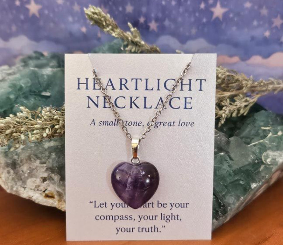 Gemstone Heart Pendants