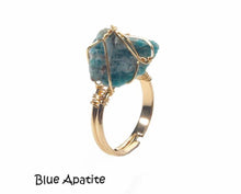 Load image into Gallery viewer, Adjustable Gemstone Rings
