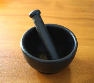 Cast Iron Mortar & Pestle