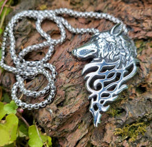 Load image into Gallery viewer, Wolf Pendant
