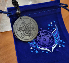 Load image into Gallery viewer, Shungite Metatron Pendant
