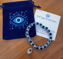 Load image into Gallery viewer, Evil Eye Charm Bracelet
