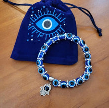 Load image into Gallery viewer, Evil Eye Charm Bracelet
