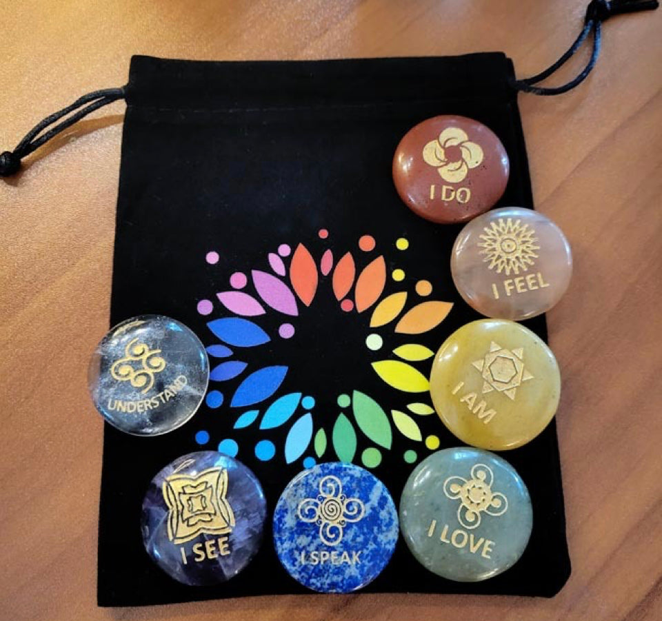 Chakra Affirmations Stone Set