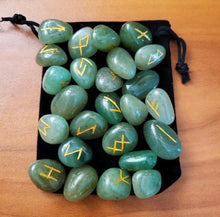 Load image into Gallery viewer, Green Aventurine Runes
