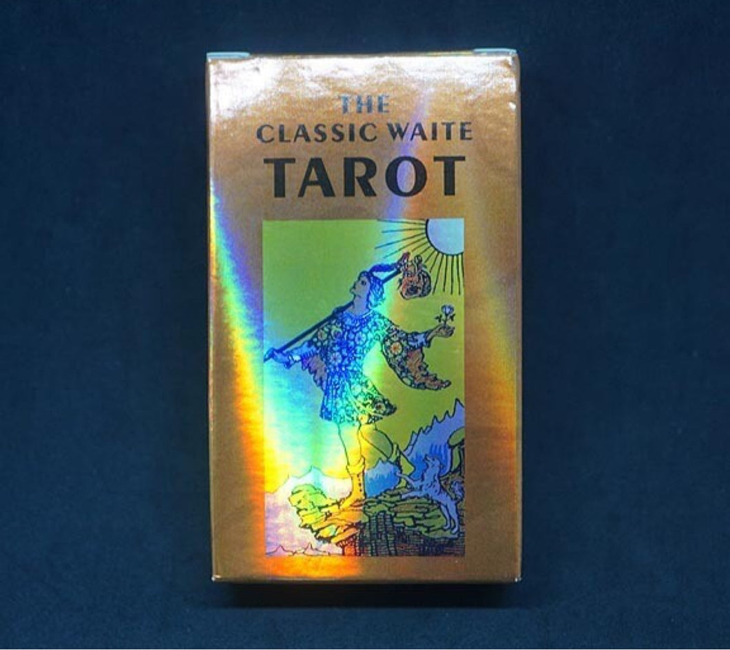 Holographic Rider Waite Tarot Deck